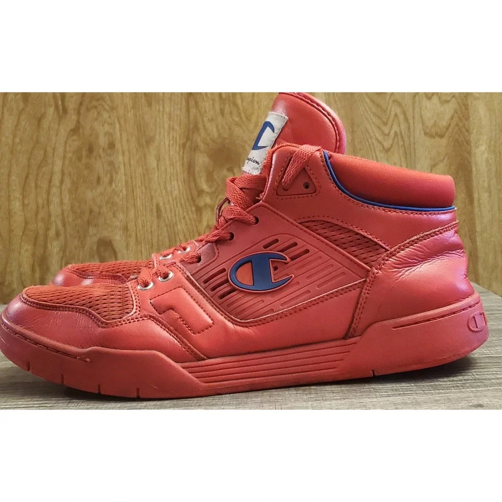 Champion 3 On 3‎ Hi Sneakers Men's Size 12 Red